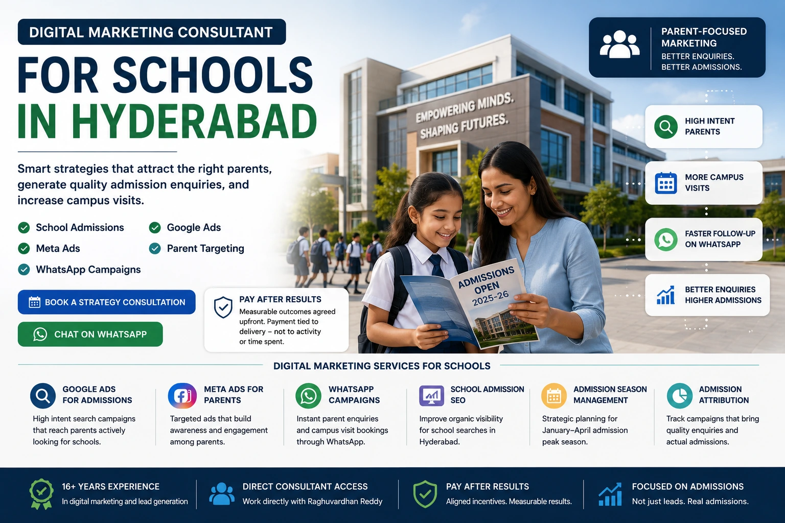 Digital Marketing Consultant for Schools in Hyderabad